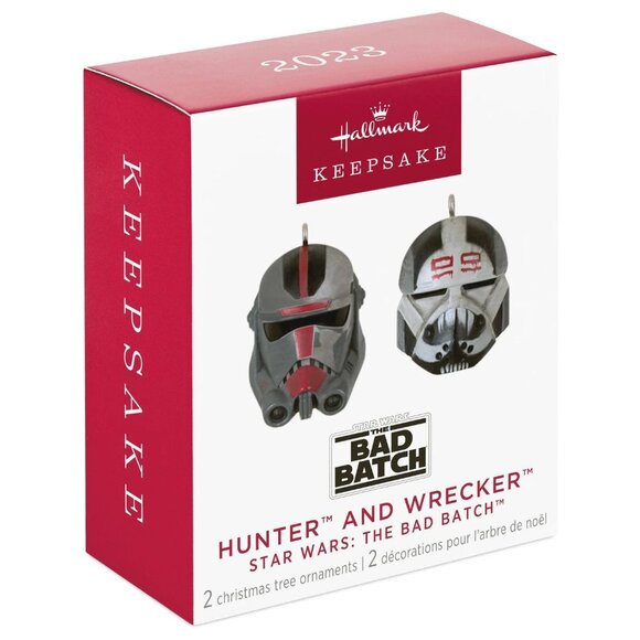 New! Star Wars The Bad Batch Hallmark Keepsake Christmas Ornament Hunter Wrecker - Picture 1 of 5